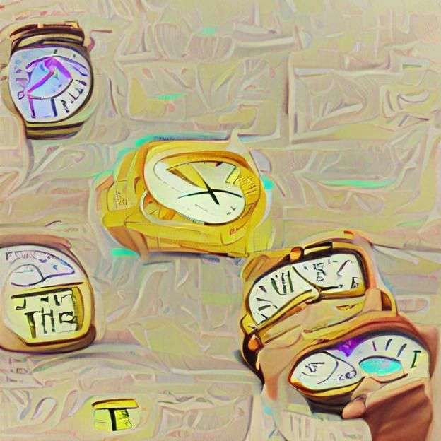 Abstract AI Interpretation of the Concept of Time