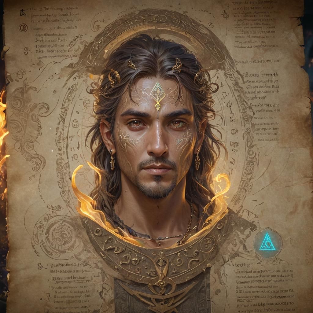 Glowing Scroll Unveils Fantasy World