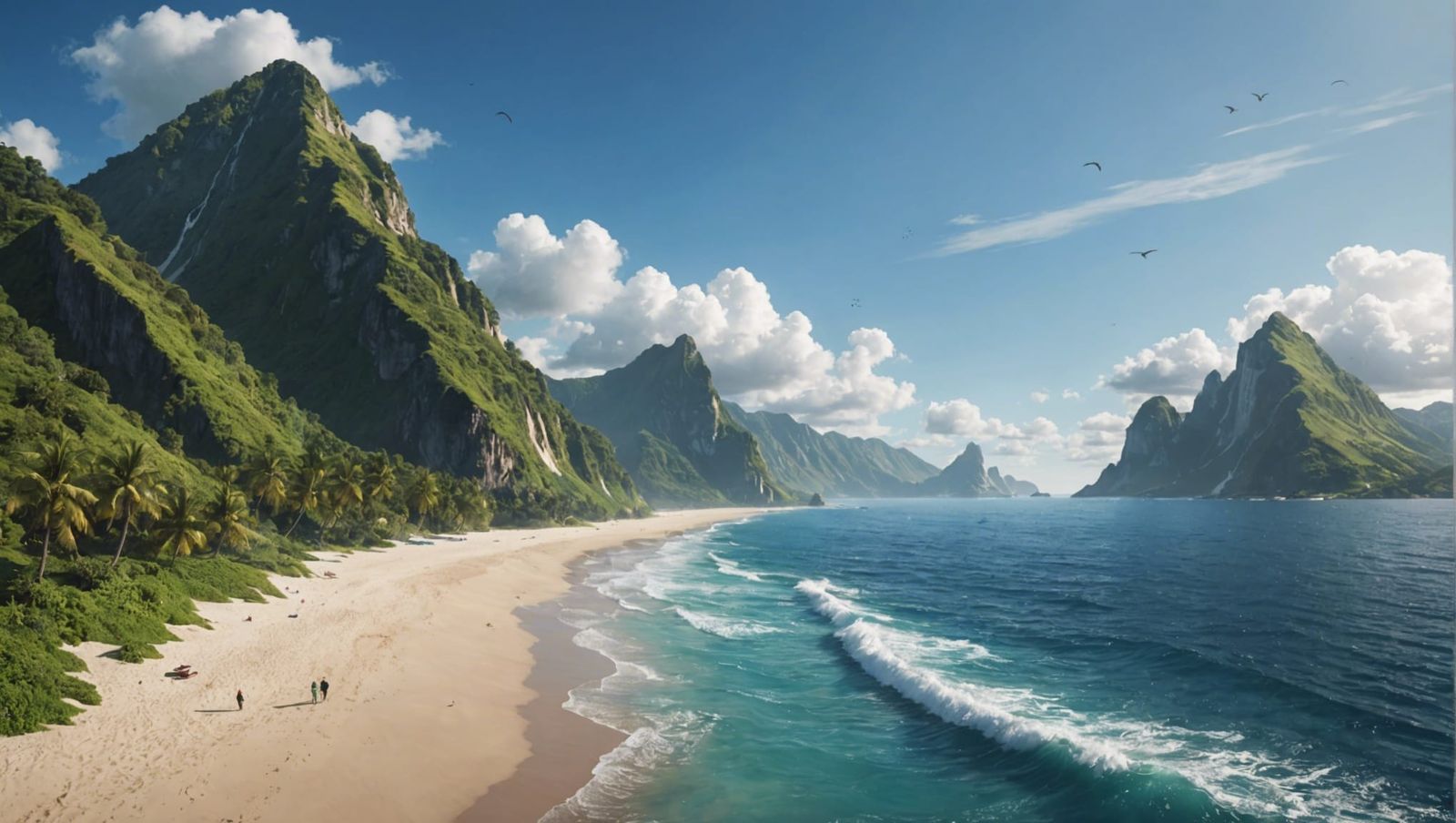 Mountain to Ocean: A Dramatic Landscape Transformation