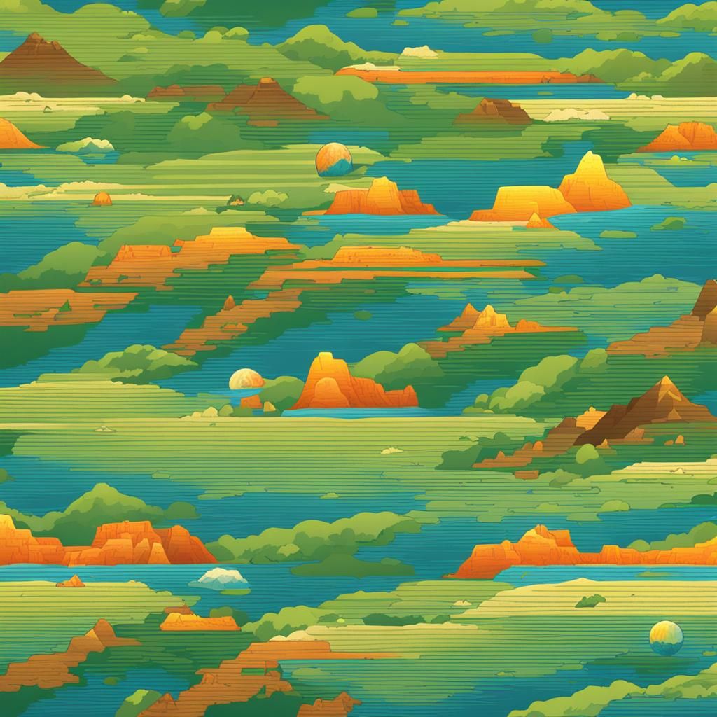 Earth: A Vibrant Globe in Space