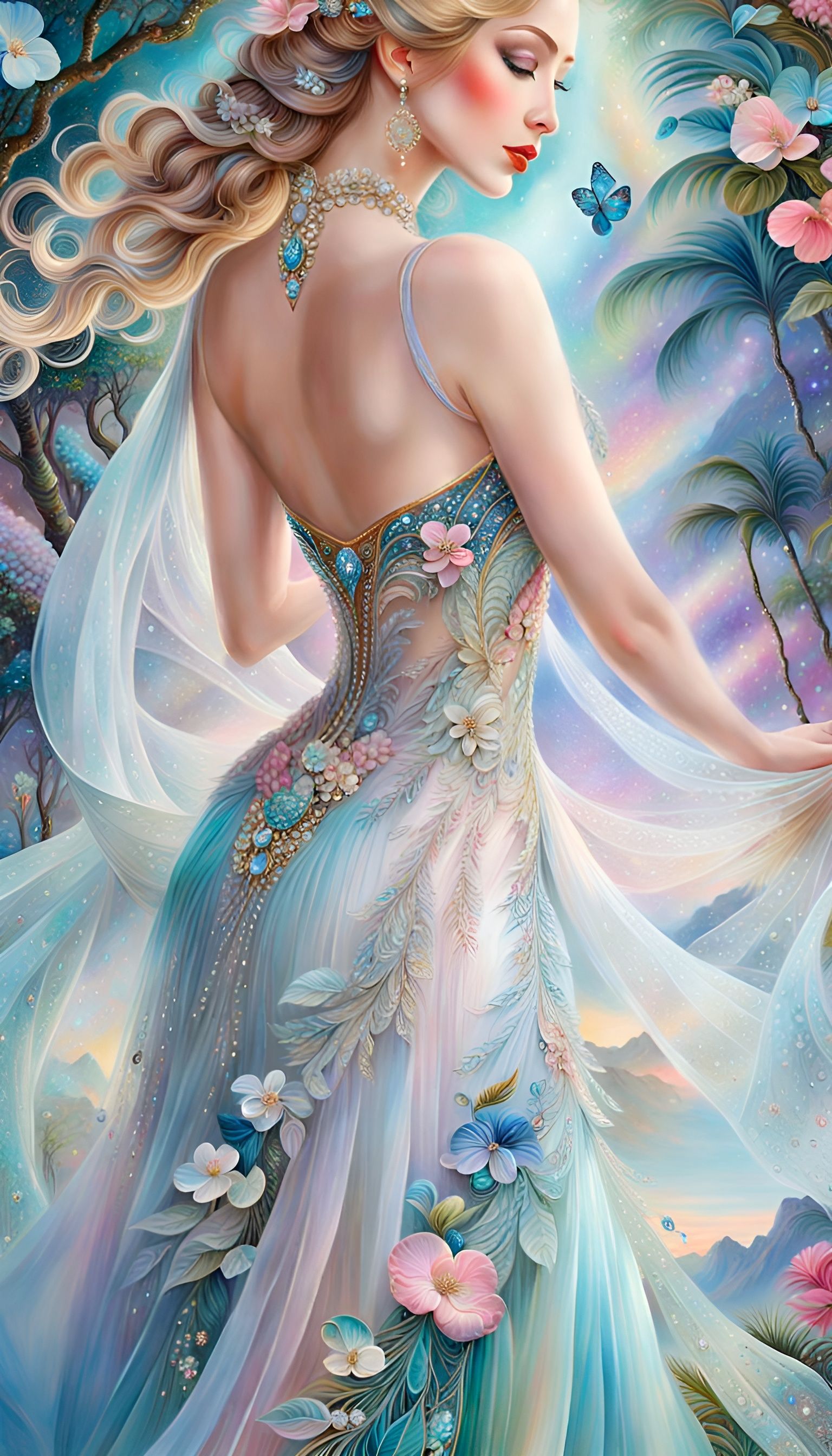 Amazing Girl, Pastel Colors