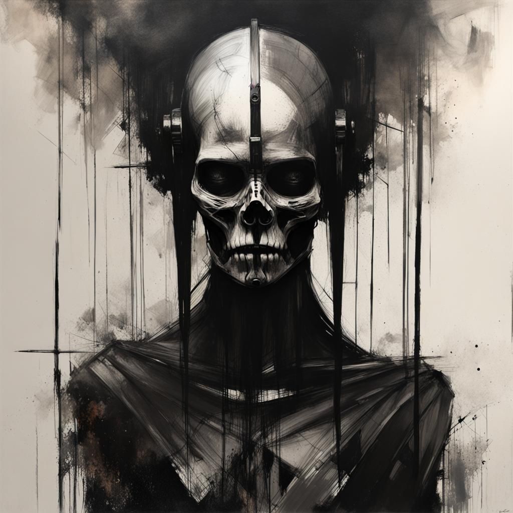 Cadaverous Sith in Dystopian Surrealism