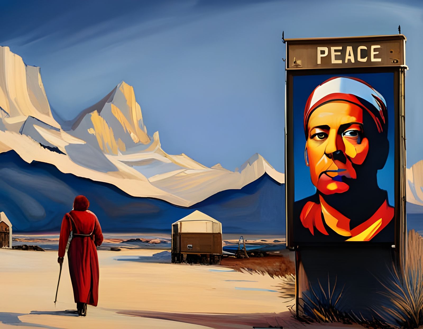 peace billboard