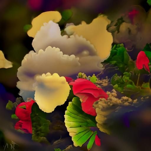 Luminous Angels and Mystical Gardens in Dreamscape