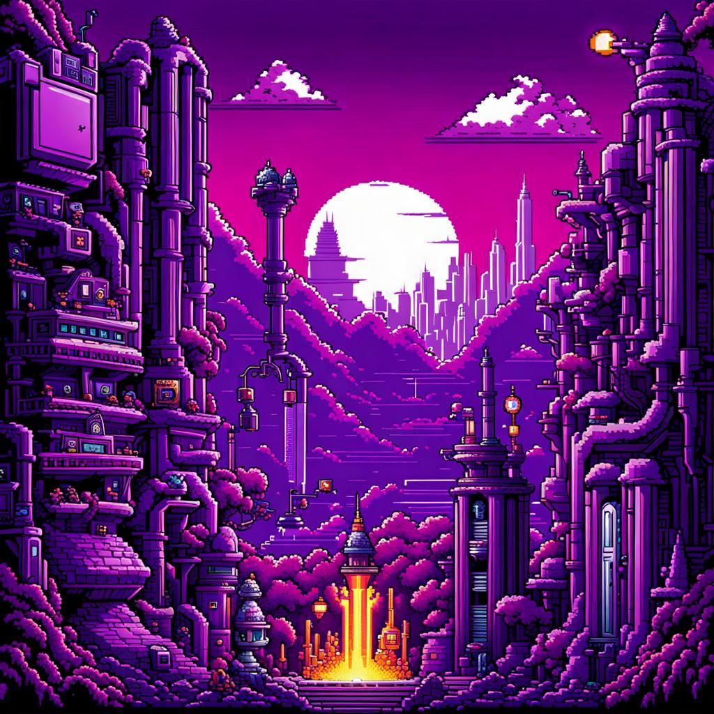 Purple penguin chaos machine