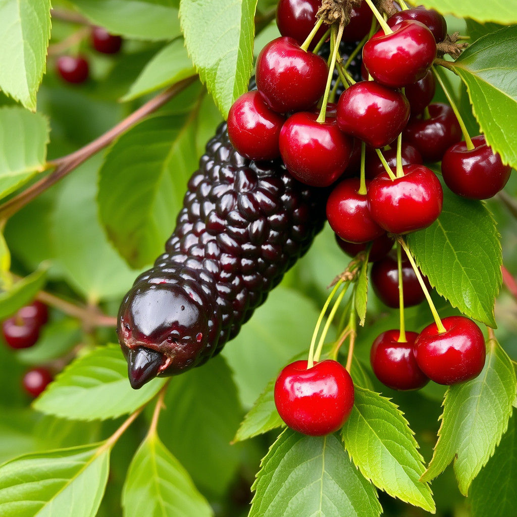 Ummugrunt Enjoys Cherry Feast