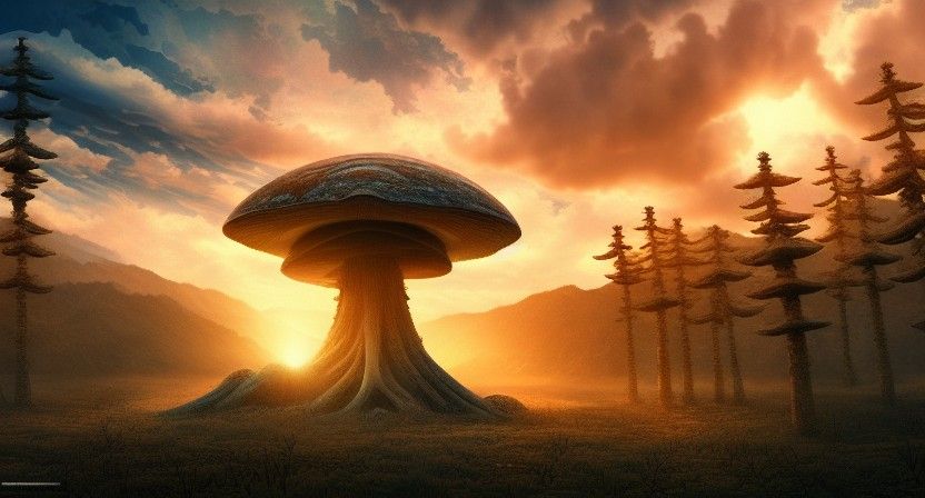 Alien Invasion of a Wild West Forest Sanctuary