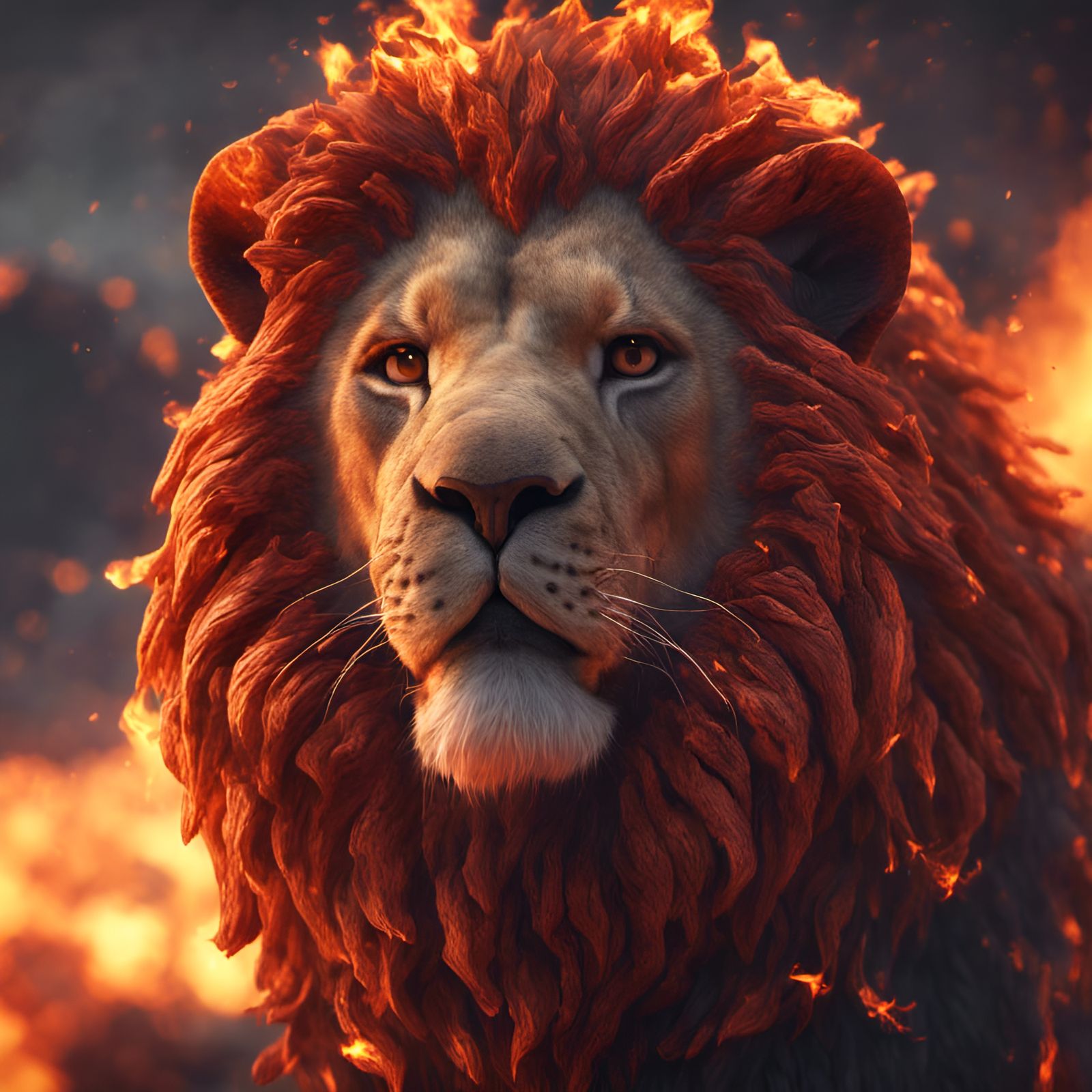 Fire Lion...