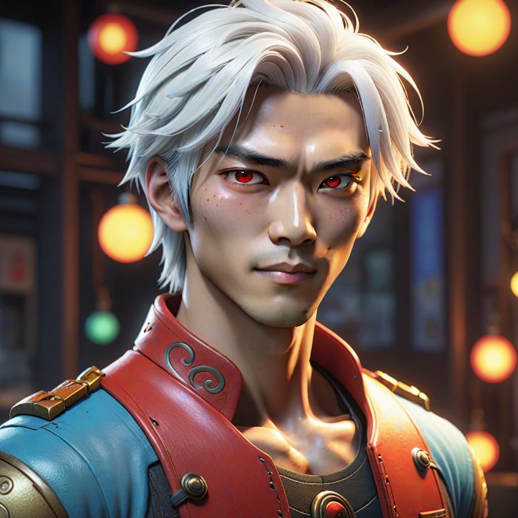 Regal Prince Concept Art in Vibrant, Dreamlike Colors