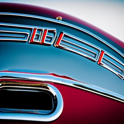 Red Hudson Hornet at Chrome Vintage Diner