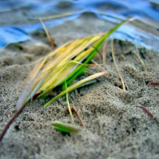 Bright Daylight on Sand and Grass