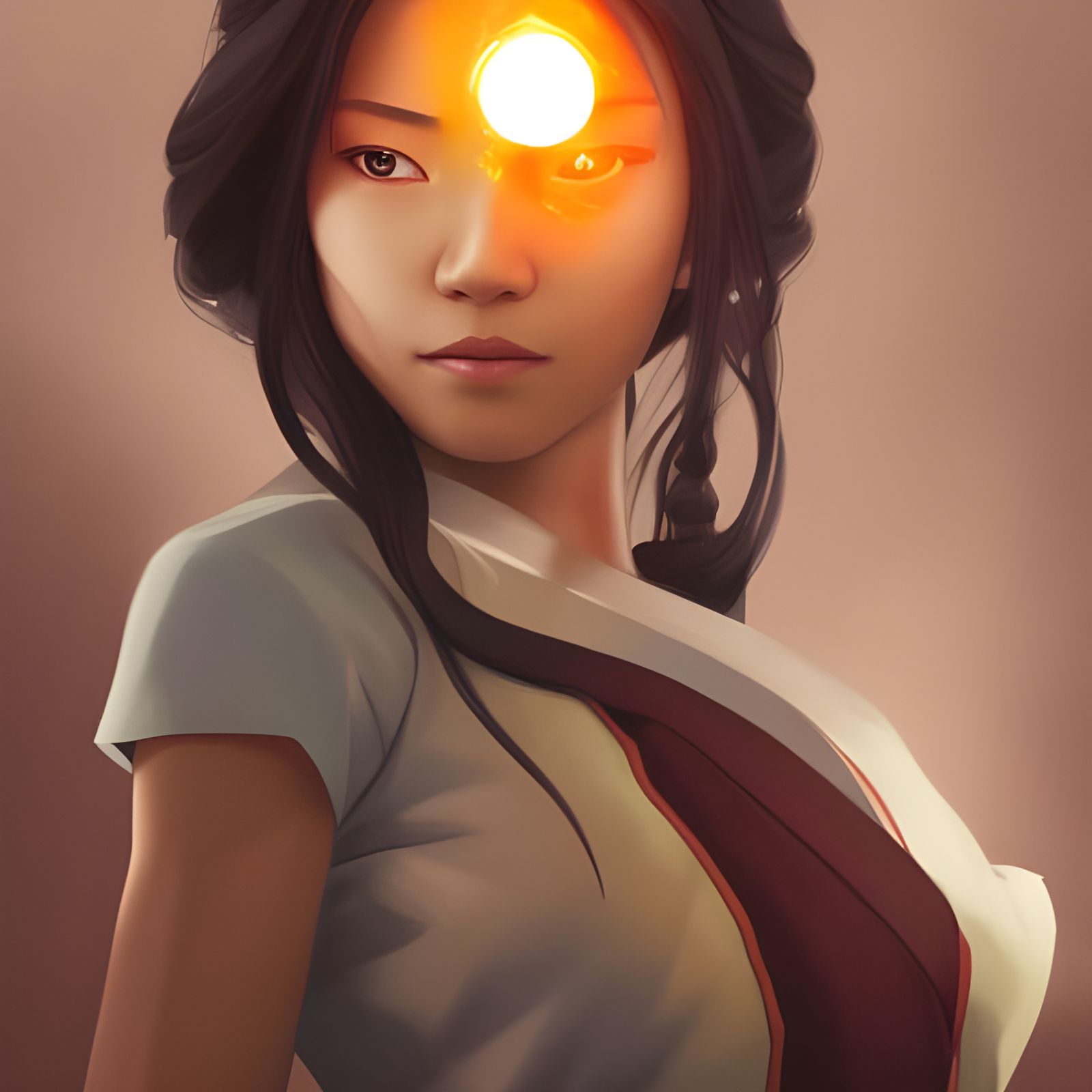 Hyperrealistic Asian Woman in Avatar Style