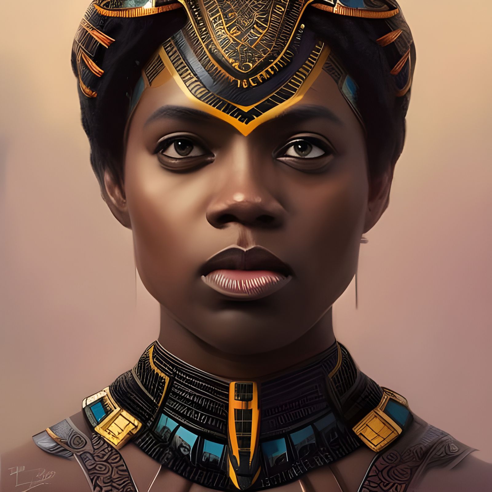 Black Panther in Indian Attire: 8K Portrait