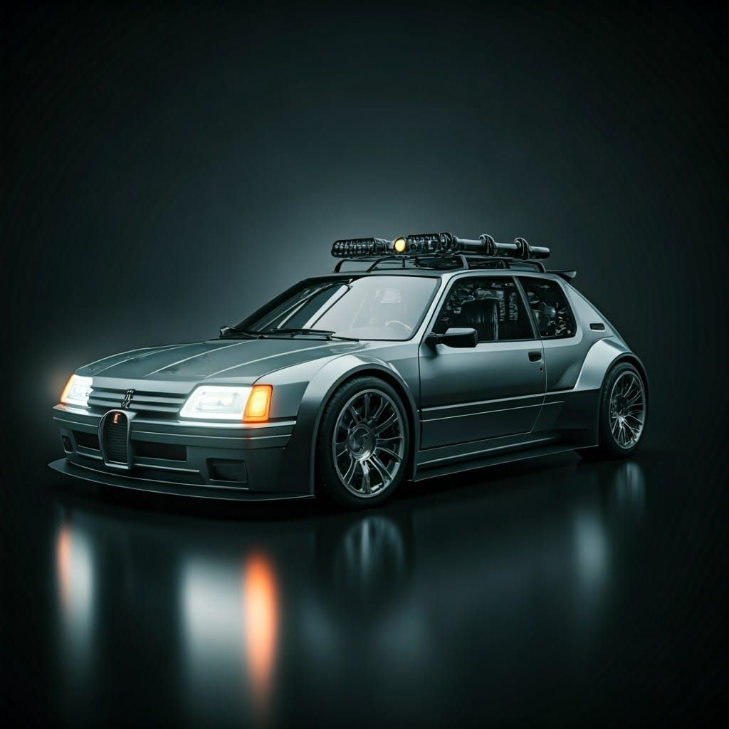 Ethereal Metallic Concept Car in Sci-Fi Futurism