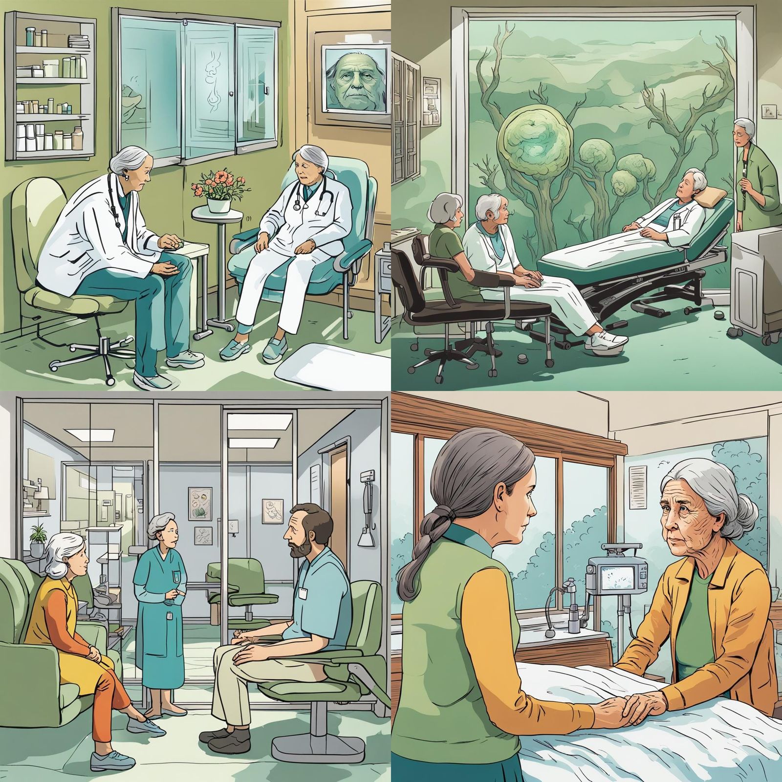 Biomagnetic Therapy Session in a Serene Clinic