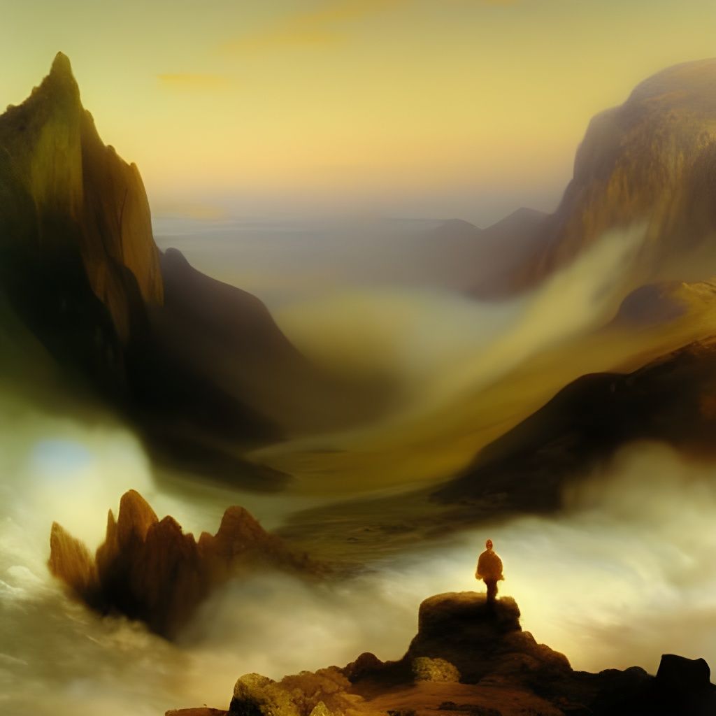 Wanderer Above the Sea of Fog: Romantic Landscape