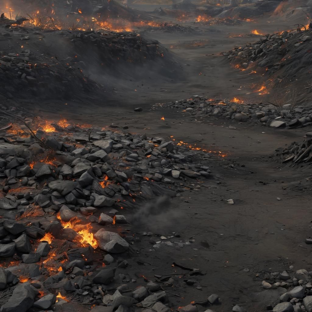 A Gentle Breeze Extinguishes Fires: 3D Game Graphics