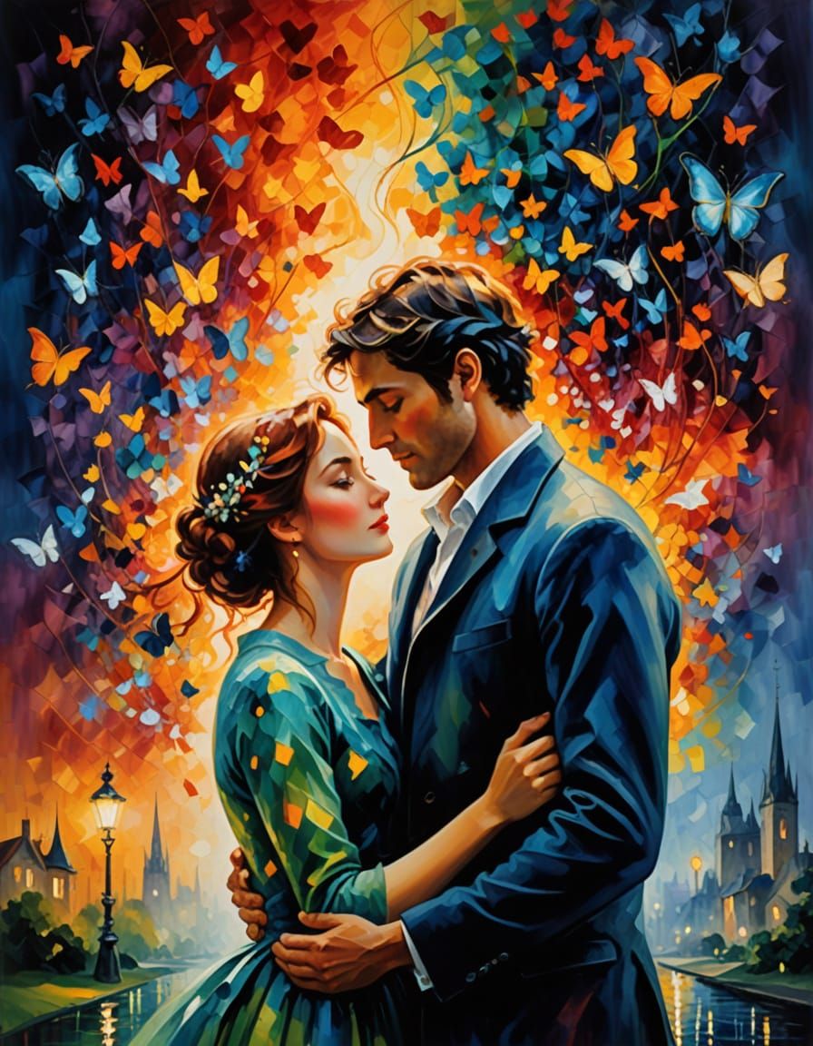 Couple's Infinite Creation in Dreamlike Romanticism