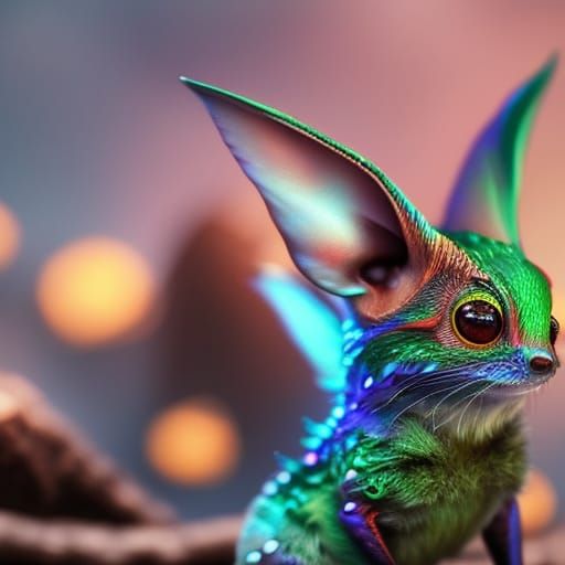 Adorable Hybrid: Frog, Fox, and Yoda in Fairycore Style