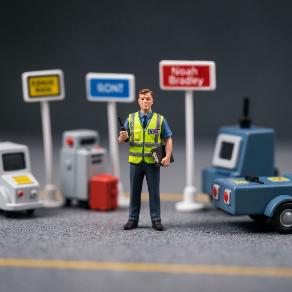 Miniature Airport Volunteer in a Whimsical World