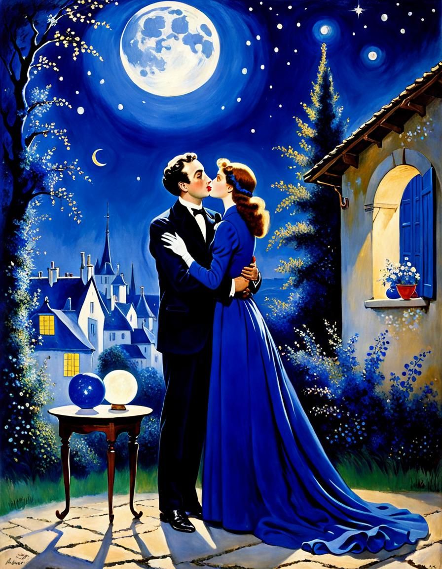 Magical Edwardian Night Inspired by Painting Masters