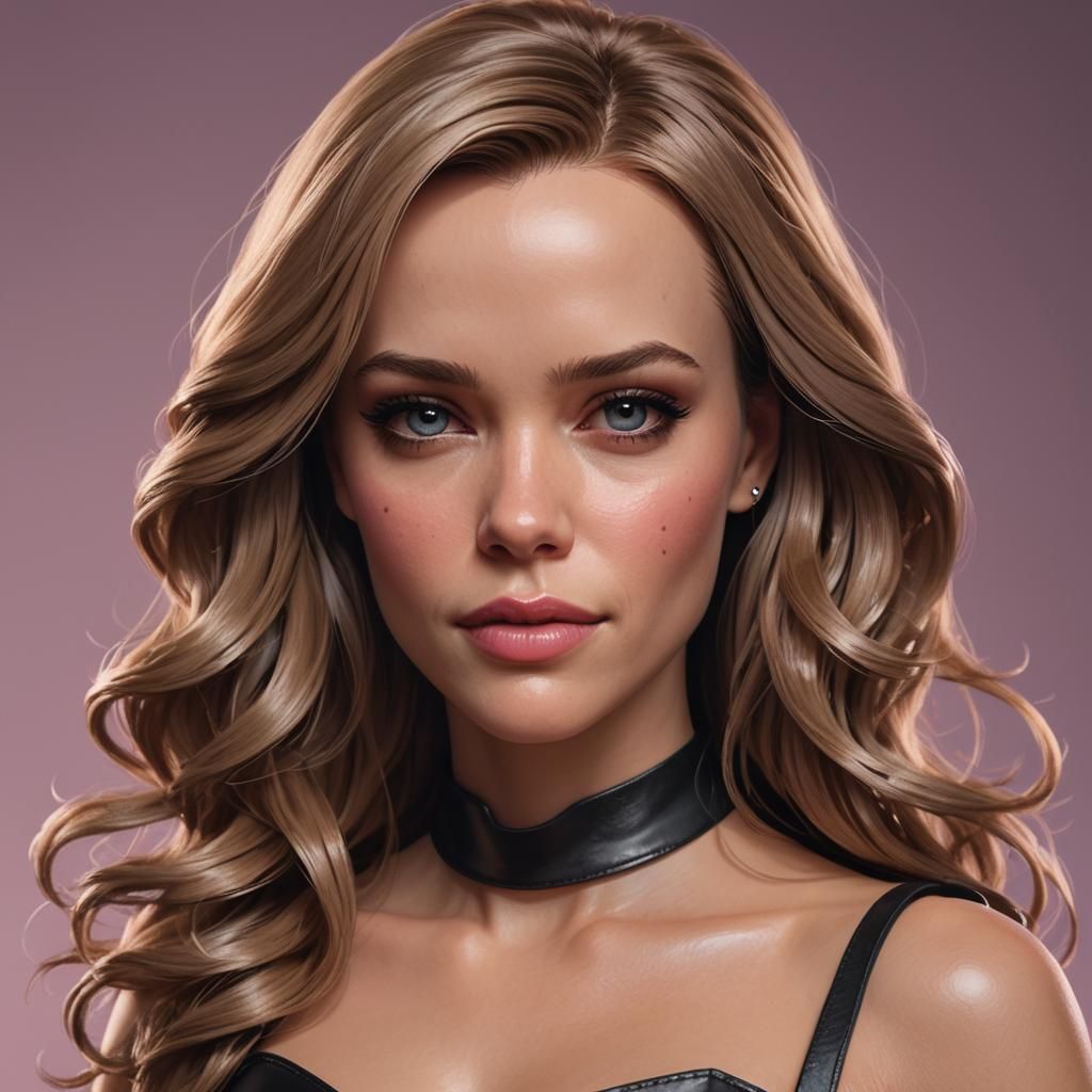 Hyperrealistic Barbie Portrait in Digital Art Style