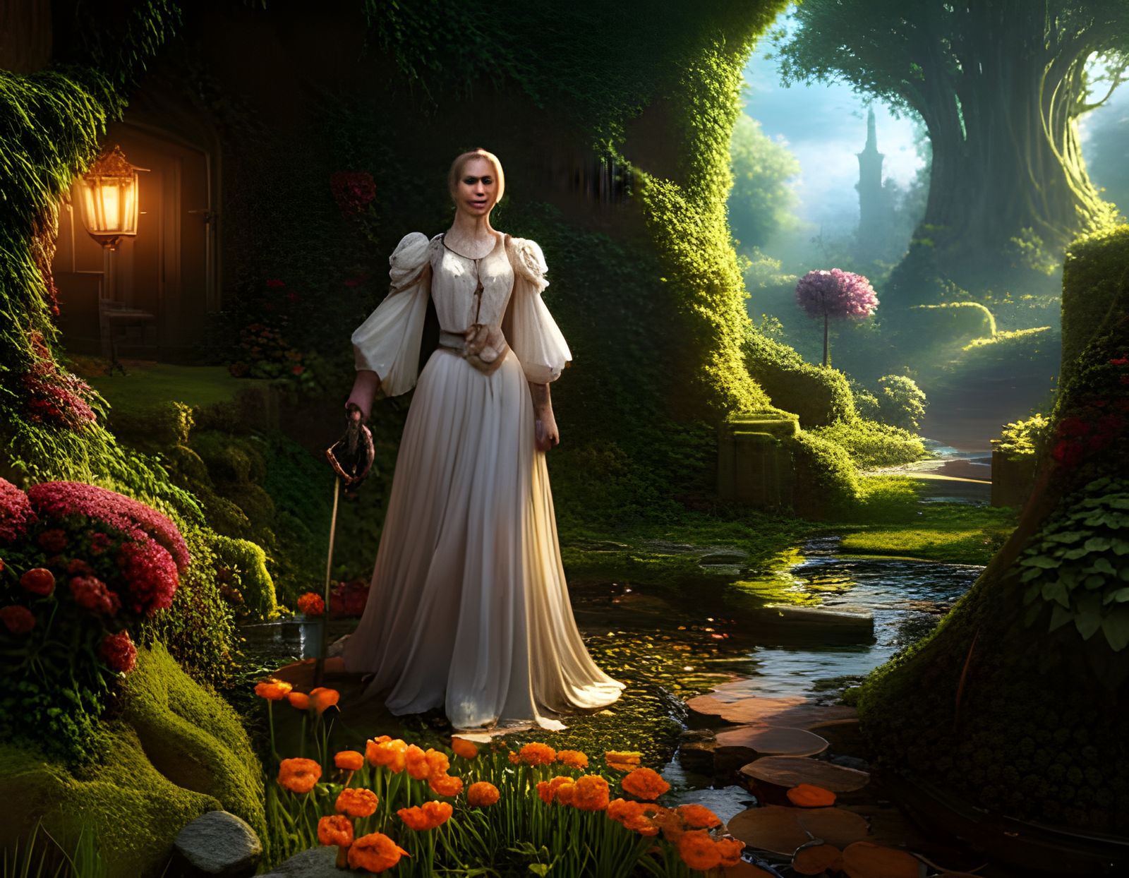 Damsel In The Garden