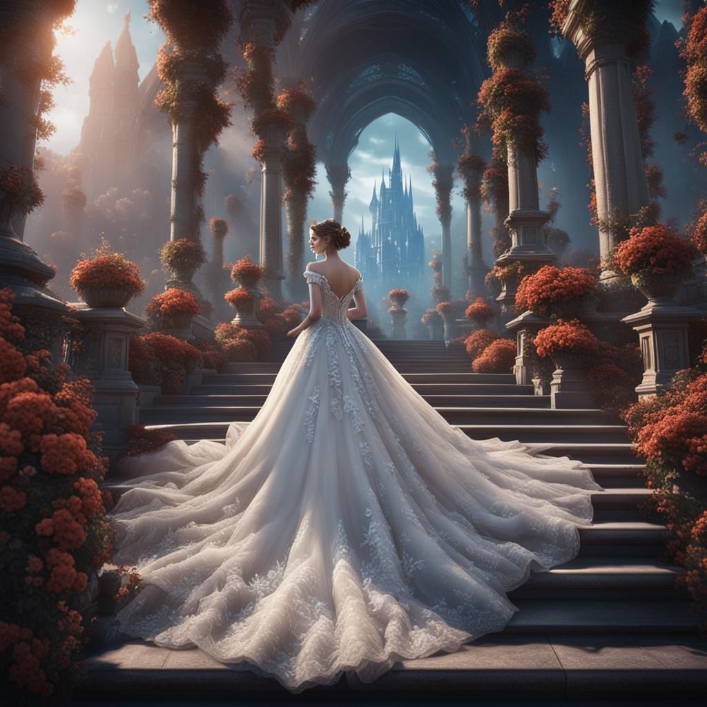 Fantastical Detailed Matte Painting in Deep Color