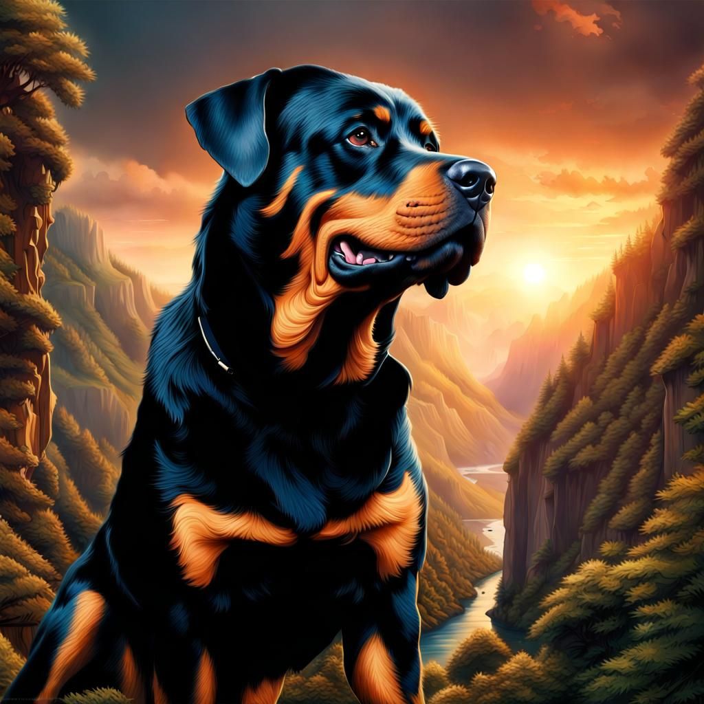 Beautiful Rottweiler