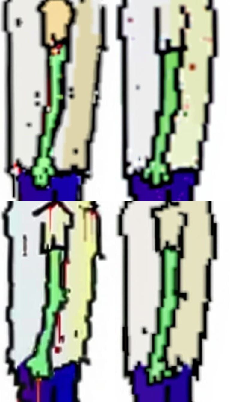 Fantasy Zombie Monster in Realistic Action Pose