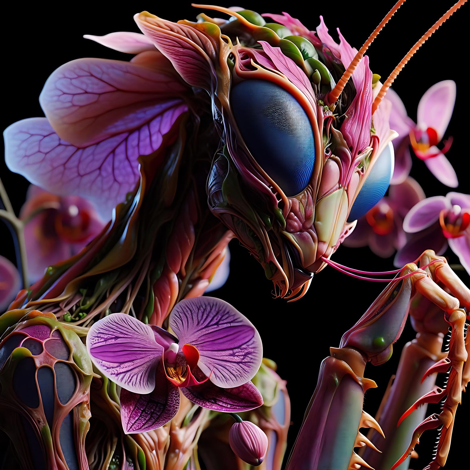 Orchid Praying mantis
