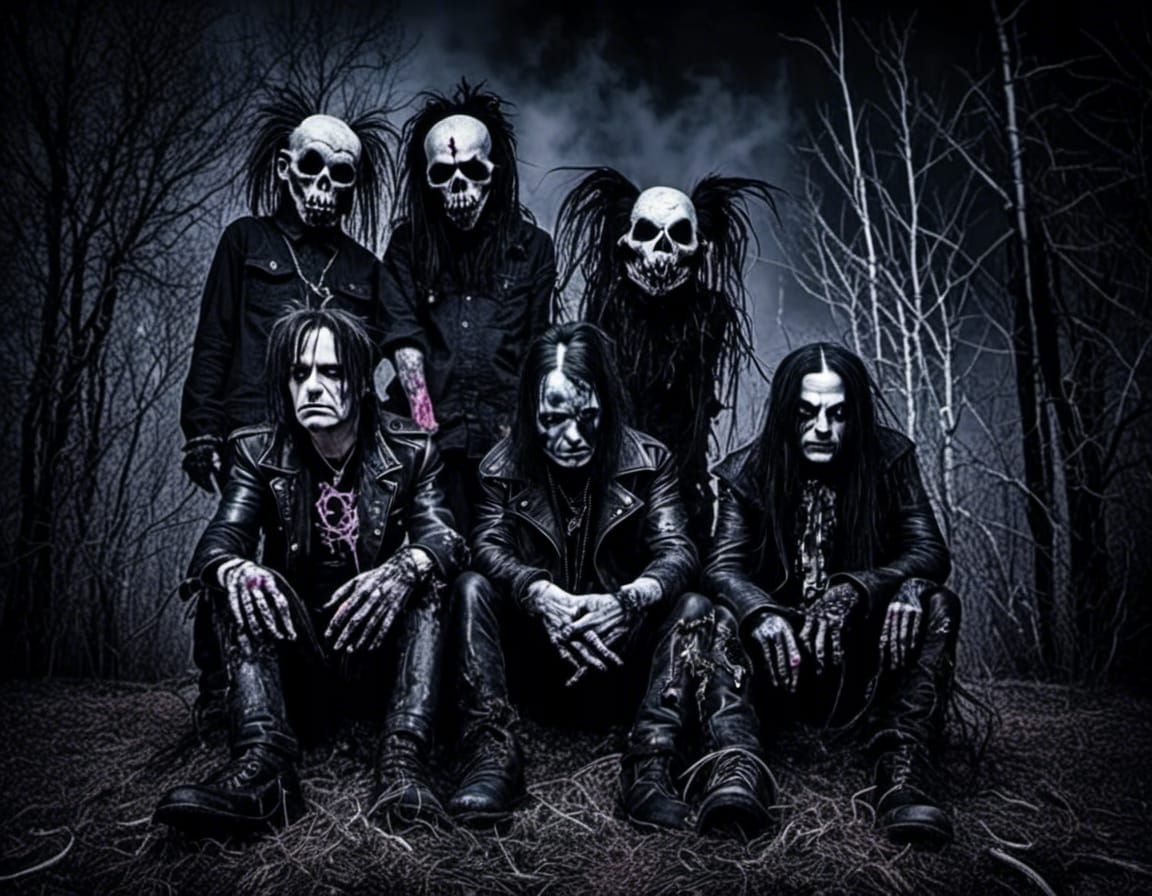 the band Skinny Puppy with some fans