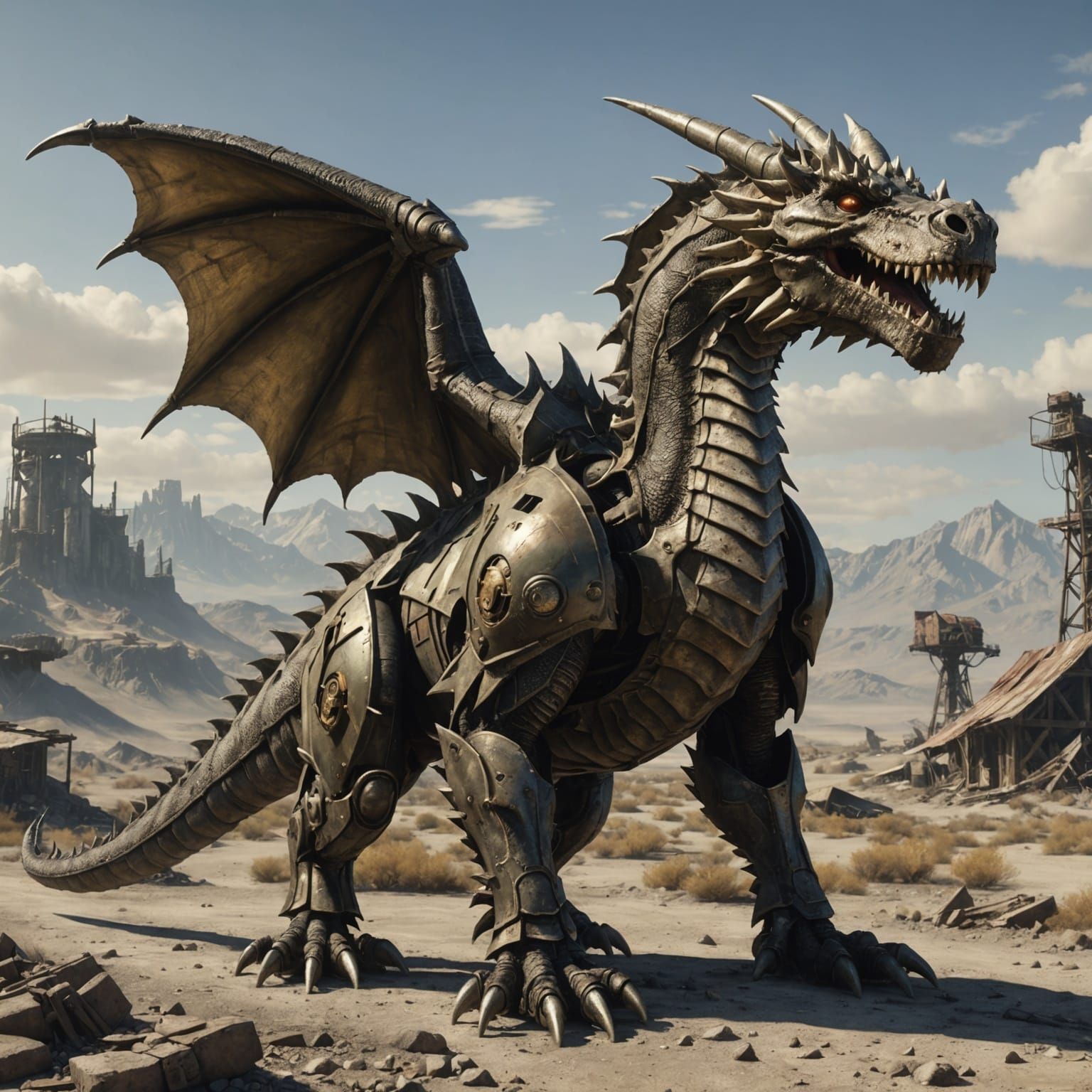 Fallout Dragon Concept Art