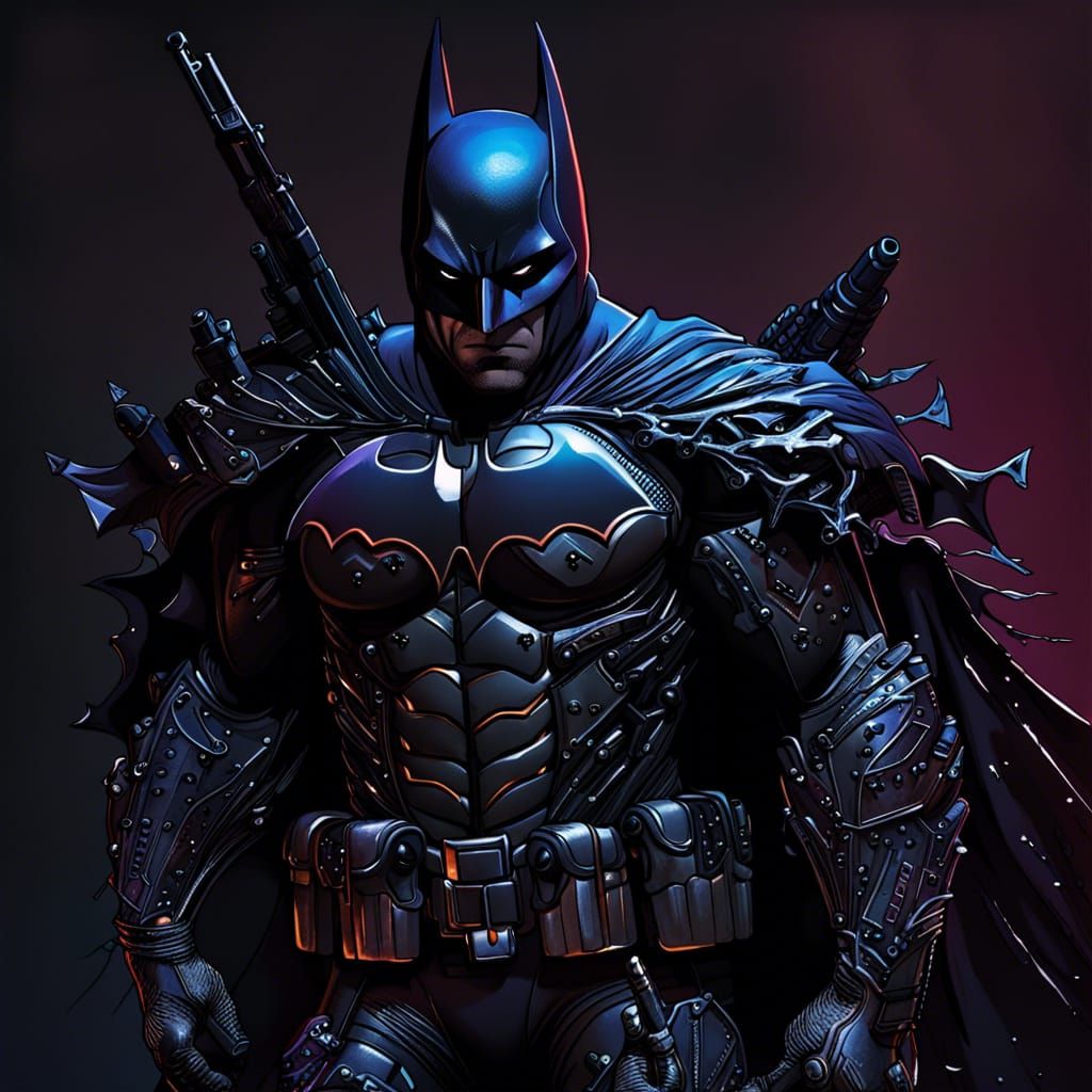 The Grim Knight Batman: Hyperrealistic Dark Knight
