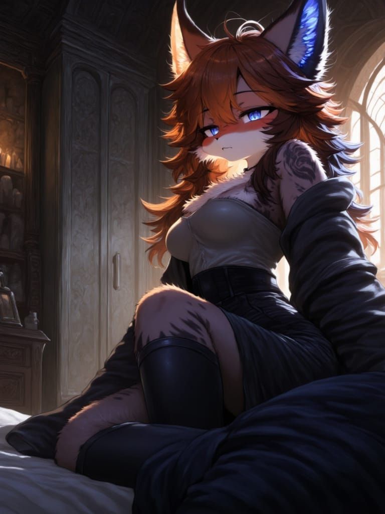 Dark Fantasy Cat Goddess in Cinematic Ultra-Low Angle