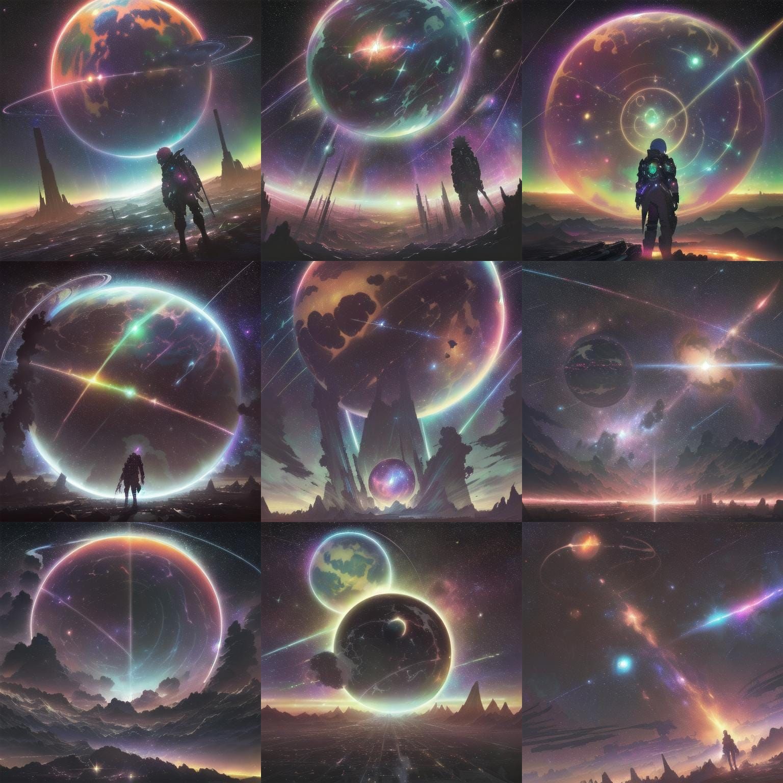 Post-Apocalyptic Universe in Anime Style