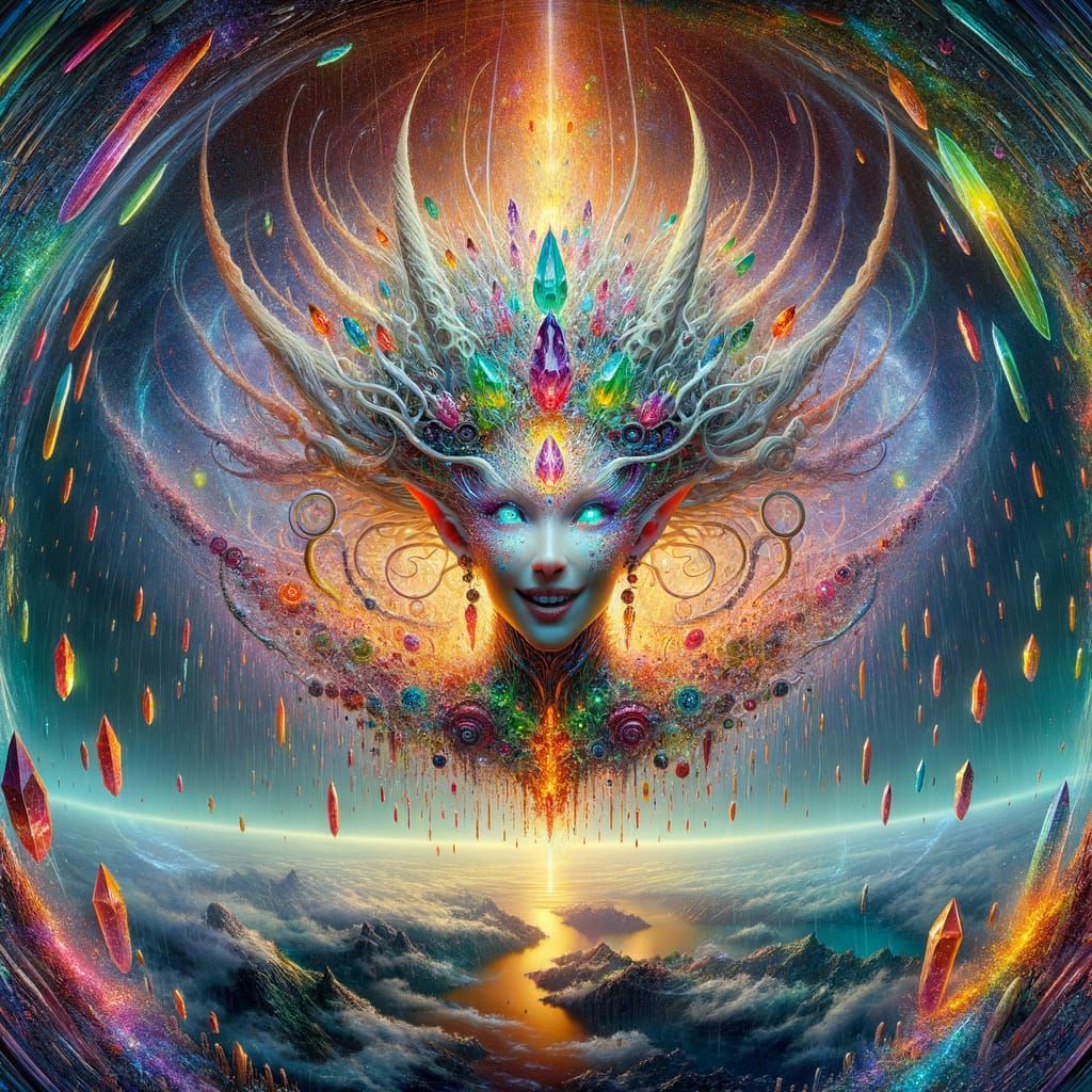 Spiraling Goddess Reigns Supreme in Vibrant, Fantastical Rea...
