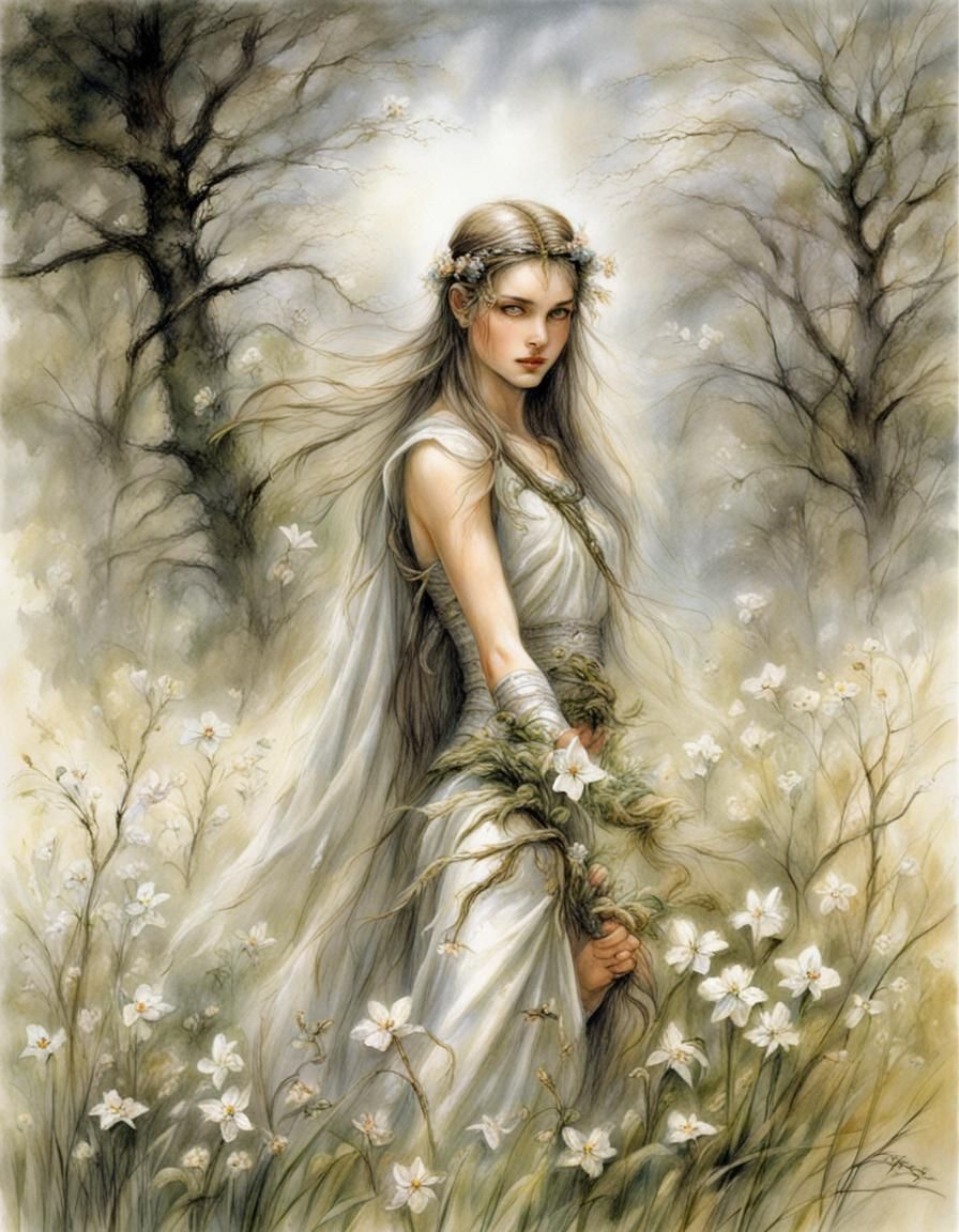 Spring Glance: Sensual Fantasy Art