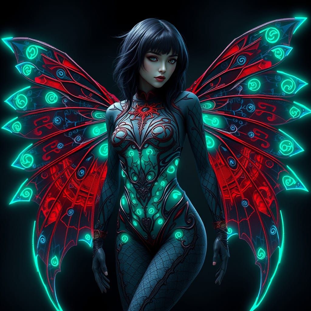 Steampunk Fairy Radiates Ethereal Beauty