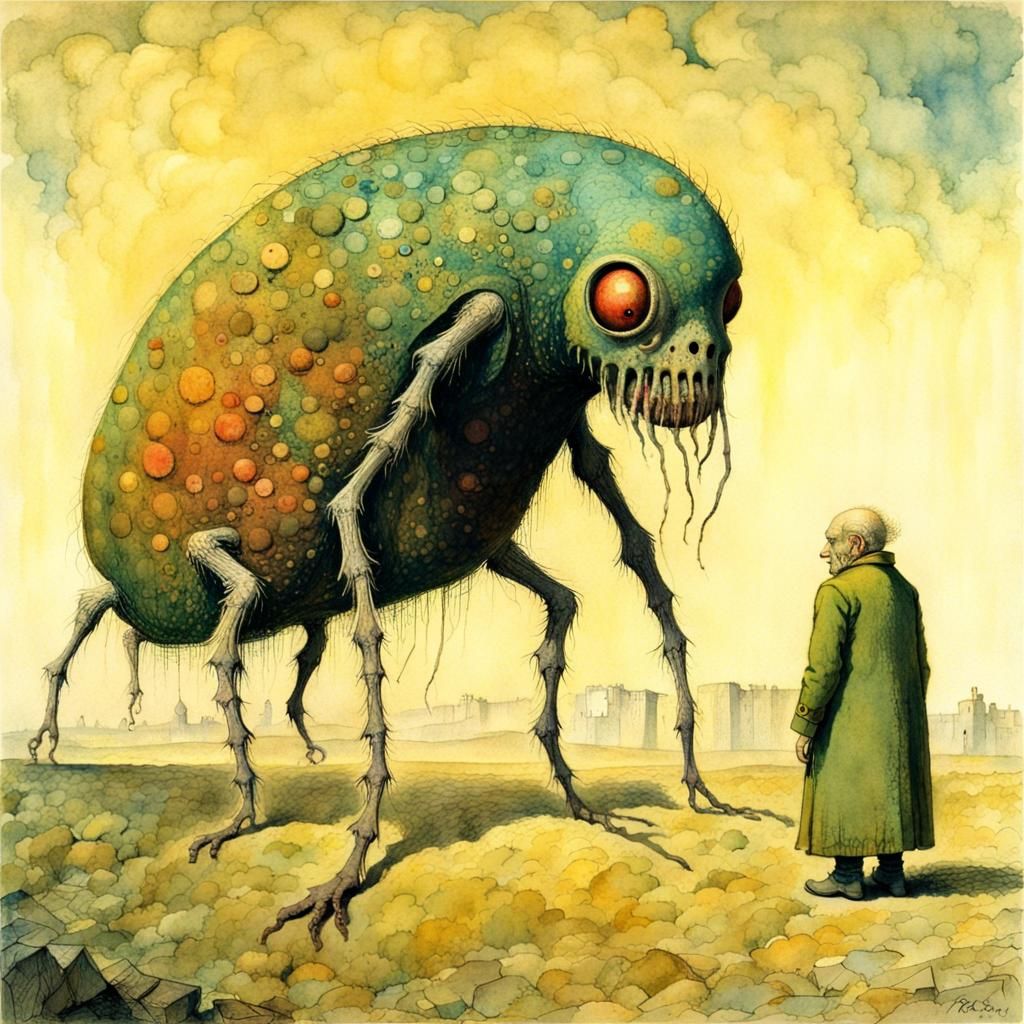 Surreal Horror: Dr. Frankenstein's Giant Flea