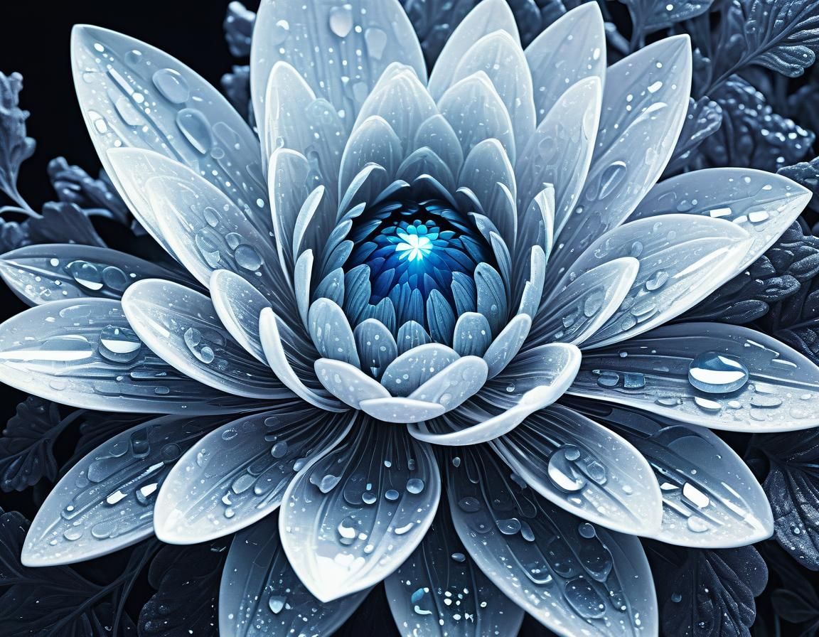 Ethereal Abstract Floral Art in Ultra HD