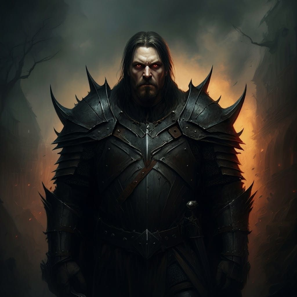 Dark Fantasy Art in Grimdark Style