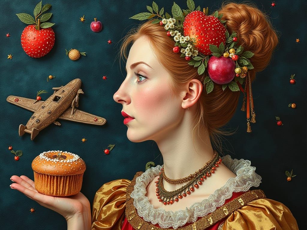 Titania in Spacebuns Exeunt Pursued by a Bear - Shakespearea...