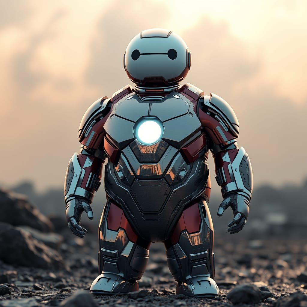 Ironmax: A Futuristic Marvel of Polished Chrome and Intricat...