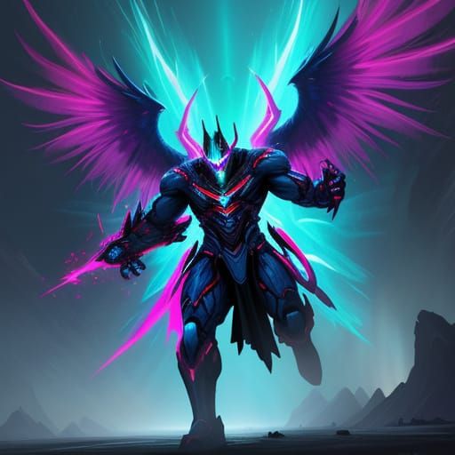 Super Heroes Flying: Vibrant Sci-Fi Concept Art