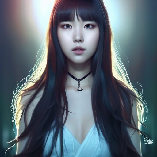 Hyperrealistic Portrait of a Beautiful KPOP Idol