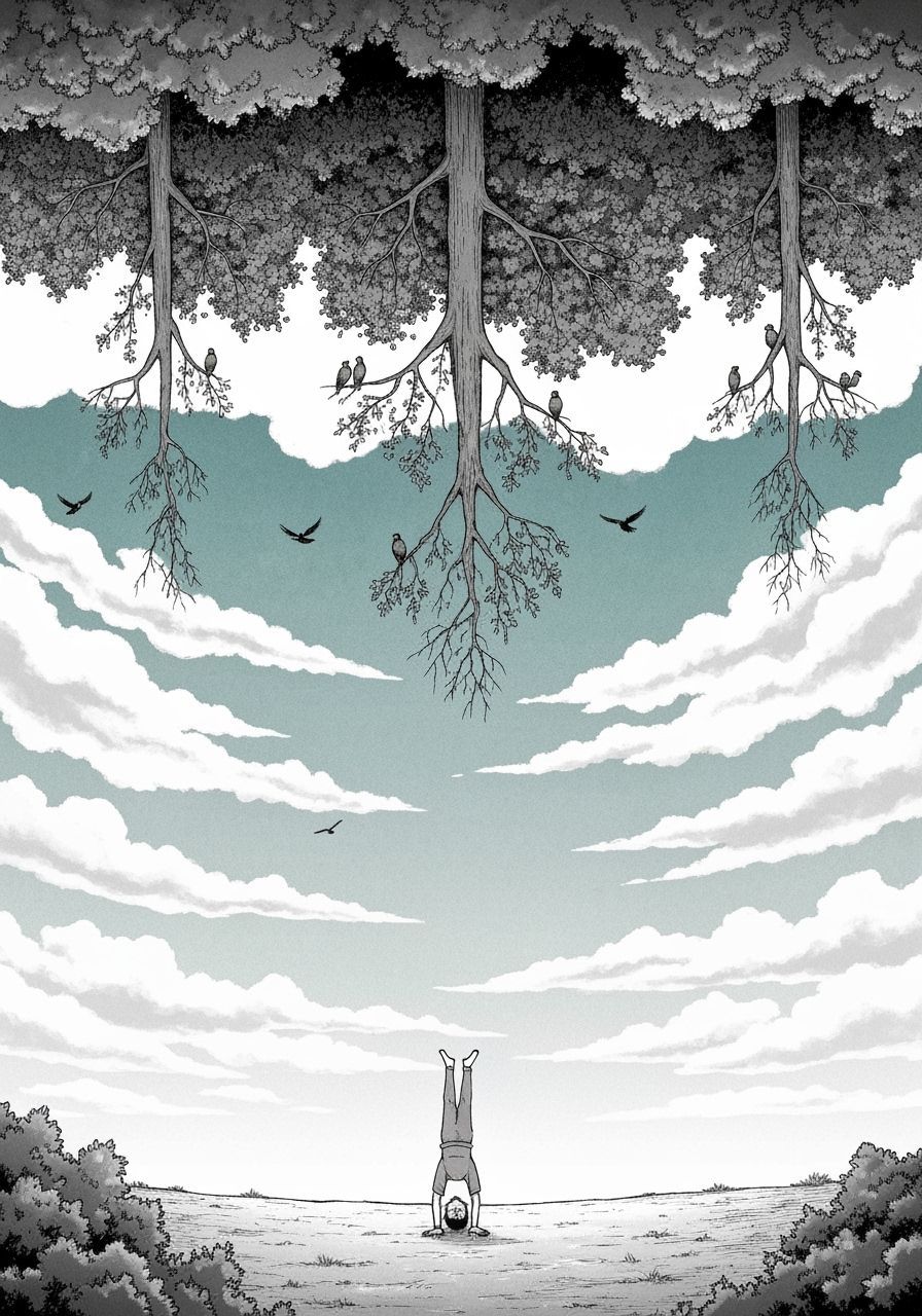 Chibi Manga Upside-Down World in Côte d'Ivoire