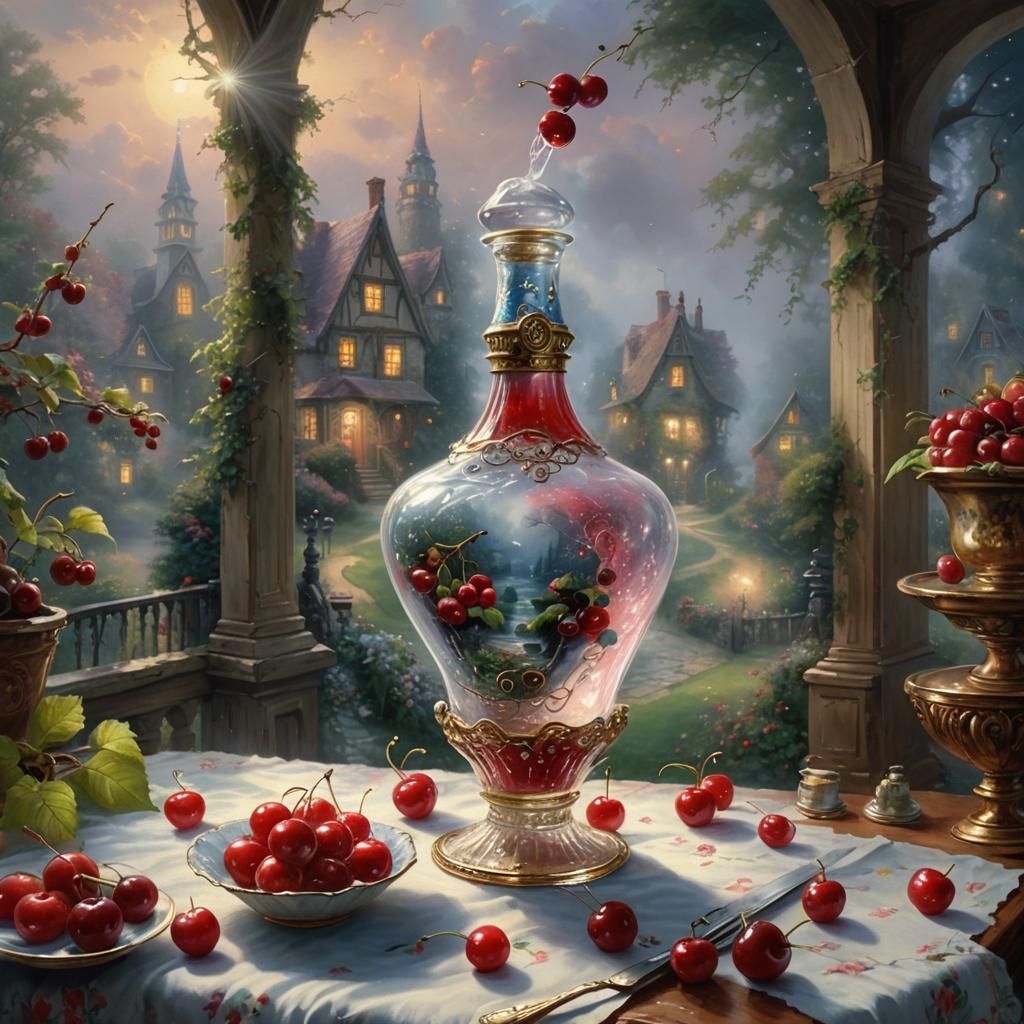 Cherry's Horror: Ethereal Fantasy Compote Scene