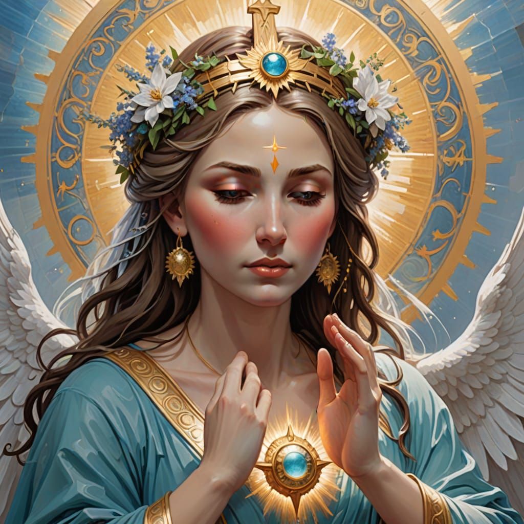 Goddess of Healing Weeps for the World