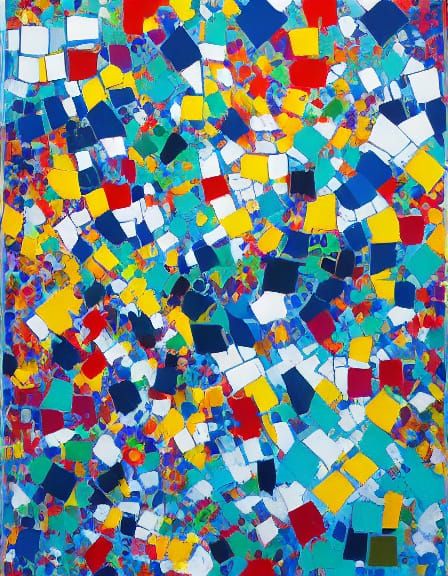 Abstract Portrait Inspired by Manga and Realism